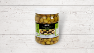 Green Pitted Olives 1kg